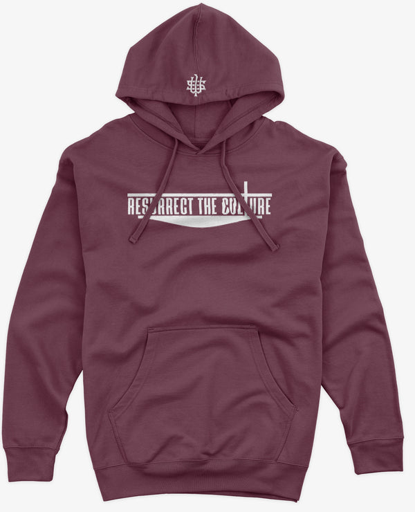 Resurrect the Culture Hoodie (Maroon)